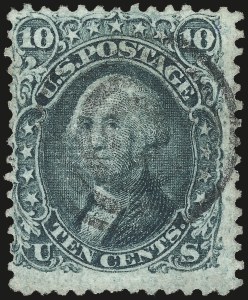 Sale 967, Lot 4190, 1867-68 Grilled Issue (Scott 79-101), including the 10c Z Grill