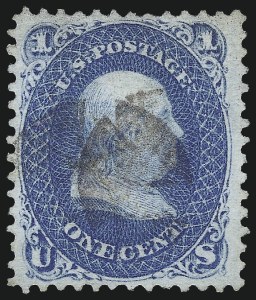 Sale 967, Lot 4194, 1867-68 Grilled Issue (Scott 79-101), including the 10c Z Grill