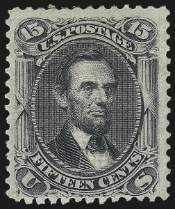 Sale 967, Lot 4201, 1867-68 Grilled Issue (Scott 79-101), including the 10c Z Grill