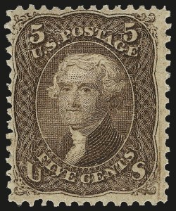 Sale 967, Lot 4204, 1867-68 Grilled Issue (Scott 79-101), including the 10c Z Grill