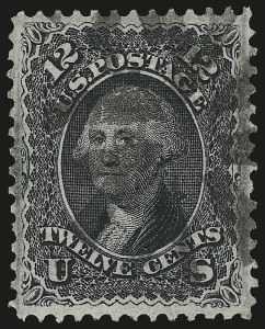 Sale 967, Lot 4207, 1867-68 Grilled Issue (Scott 79-101), including the 10c Z Grill
