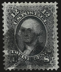 Sale 967, Lot 4208, 1867-68 Grilled Issue (Scott 79-101), including the 10c Z Grill