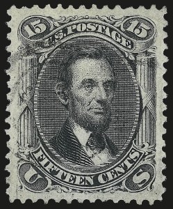 Sale 967, Lot 4210, 1867-68 Grilled Issue (Scott 79-101), including the 10c Z Grill