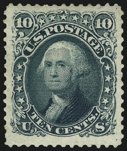 Sale 967, Lot 4219, 1875 Re-Issue of 1861-66 Issue (Scott 102-111)