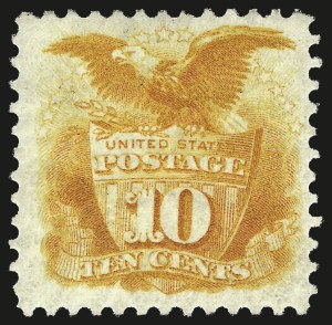 Sale 967, Lot 4254, 1875 Re-Issue of 1869 Pictorial Issue (Scott 123-133a)