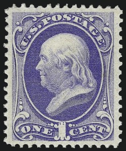 Sale 967, Lot 4272, 1870-71 National Bank Note Co. Ungrilled Issue (Scott 145-155)