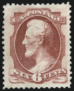 Sale 967, Lot 4274, 1870-71 National Bank Note Co. Ungrilled Issue (Scott 145-155)