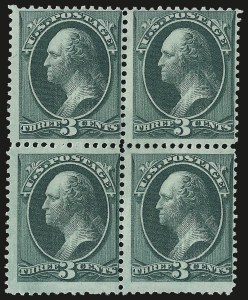 Sale 967, Lot 4284, 1873 Continental Bank Note Co. Issue (Scott 156-166)
