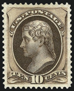 Sale 967, Lot 4288, 1873 Continental Bank Note Co. Issue (Scott 156-166)