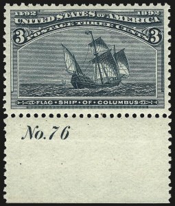 Sale 967, Lot 4356, 1893 Columbian Issue (Scott 230-245)