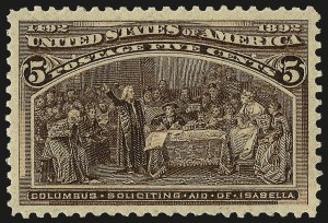 Sale Number 967, Lot Number 4365, 1893 Columbian Issue (Scott 230-245)