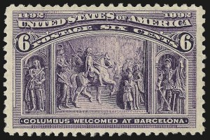 Sale 967, Lot 4371, 1893 Columbian Issue (Scott 230-245)