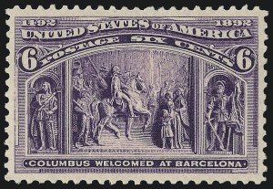 Sale 967, Lot 4372, 1893 Columbian Issue (Scott 230-245)