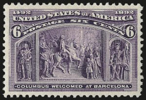 Sale 967, Lot 4373, 1893 Columbian Issue (Scott 230-245)