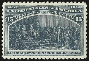 Sale 967, Lot 4383, 1893 Columbian Issue (Scott 230-245)