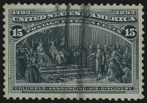 Sale 967, Lot 4385A, 1893 Columbian Issue (Scott 230-245)