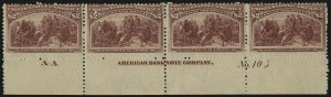 Sale 967, Lot 4403, 1893 Columbian Issue (Scott 230-245)