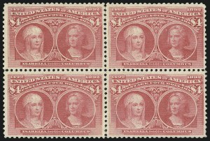 Sale 967, Lot 4415, 1893 Columbian Issue (Scott 230-245)
