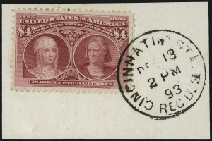 Sale 967, Lot 4416, 1893 Columbian Issue (Scott 230-245)