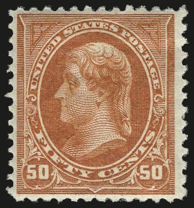 Sale 967, Lot 4428, 1894 Unwatermarked Bureau Issue (Scott 246-263)