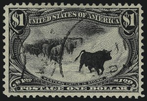 Sale 967, Lot 4490, 1898 Trans-Mississippi Issue (Scott 285-293), $1.00 Trans-Mississippi (292) Sale 967, Lot 4490, 1898 Trans-Mississippi Issue (Scott 285-293)