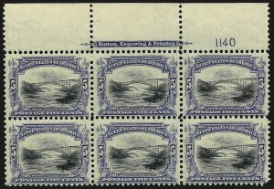 Sale 967, Lot 4502, 1901 Pan-American Issue (Scott 294-299)