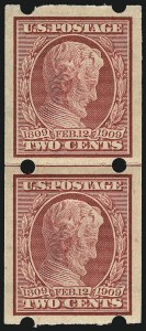 Sale 967, Lot 4546, Private Vending & Affixing Machine Perforations (Brinkerhoff Co.)