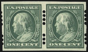 Sale 967, Lot 4549, Private Vending & Affixing Machine Perforations (Farwell Co.)