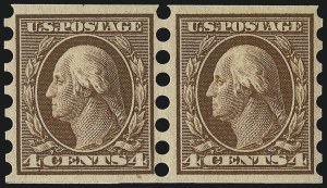 Sale 967, Lot 4566, Private Vending & Affixing Machine Perforations (Mailometer Co.)