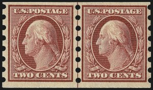 Sale 967, Lot 4575, Private Vending & Affixing Machine Perforations (Mailometer Co.)