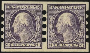 Sale 967, Lot 4579, Private Vending & Affixing Machine Perforations (Mailometer Co.)