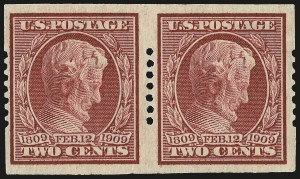 Sale 967, Lot 4586, Private Vending & Affixing Machine Perforations (Schermack Co.)