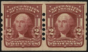 Sale 967, Lot 4591, Private Vending & Affixing Machine Perforations (Schermack Co.), 2c Lake, Schermack Ty. II (320a) Sale 967, Lot 4591, Private Vending & Affixing Machine Perforations (Schermack Co.)