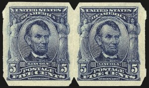 Sale 967, Lot 4613, Private Vending & Affixing Machine Perforations (U.S.A.V.M. Co.)