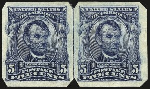 Sale 967, Lot 4614, Private Vending & Affixing Machine Perforations (U.S.A.V.M. Co.)