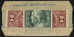 Sale 967, Lot 4624, Private Vending & Affixing Machine Perforations (U.S.A.V.M. Co.)