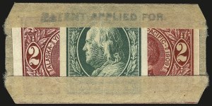 Sale 967, Lot 4625, Private Vending & Affixing Machine Perforations (U.S.A.V.M. Co.)