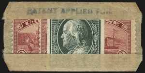 Sale 967, Lot 4626, Private Vending & Affixing Machine Perforations (U.S.A.V.M. Co.)