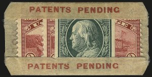 Sale 967, Lot 4627, Private Vending & Affixing Machine Perforations (U.S.A.V.M. Co.)