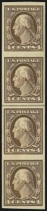 Sale 967, Lot 4633, Imperforate Flat Plate Coil Stamps