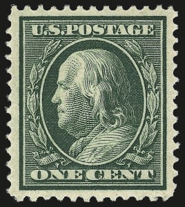 Sale 967, Lot 4652, 1908-10 Washington-Franklin Issues (Scott 331-356)