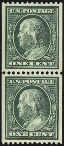 Sale 967, Lot 4673, 1908-10 Washington-Franklin Issues (Scott 331-356)