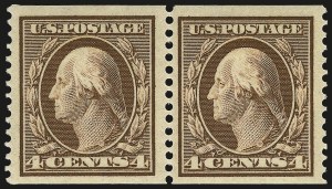 Sale 967, Lot 4682, 1908-10 Washington-Franklin Issues (Scott 331-356)