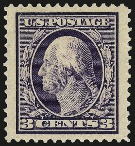 Sale 967, Lot 4708, 1910-13 Washington-Franklin Issue (Scott 374-396)