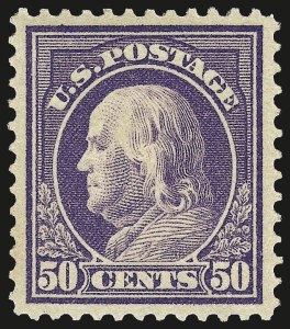 Sale 967, Lot 4745, 1912-14 Washington-Franklin Issue (Scott 405-423)