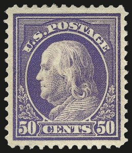 Sale 967, Lot 4747, 1912-14 Washington-Franklin Issue (Scott 405-423)