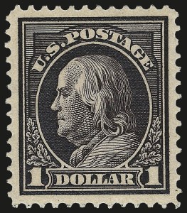 Sale 967, Lot 4748, 1912-14 Washington-Franklin Issue (Scott 405-423)