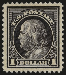 Sale 967, Lot 4749, 1912-14 Washington-Franklin Issue (Scott 405-423)