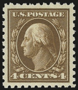 Sale 967, Lot 4757, 1913-15 Washington-Franklin Issues (Scott 424-461)