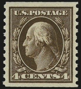 Sale 967, Lot 4784, 1913-15 Washington-Franklin Issues (Scott 424-461)